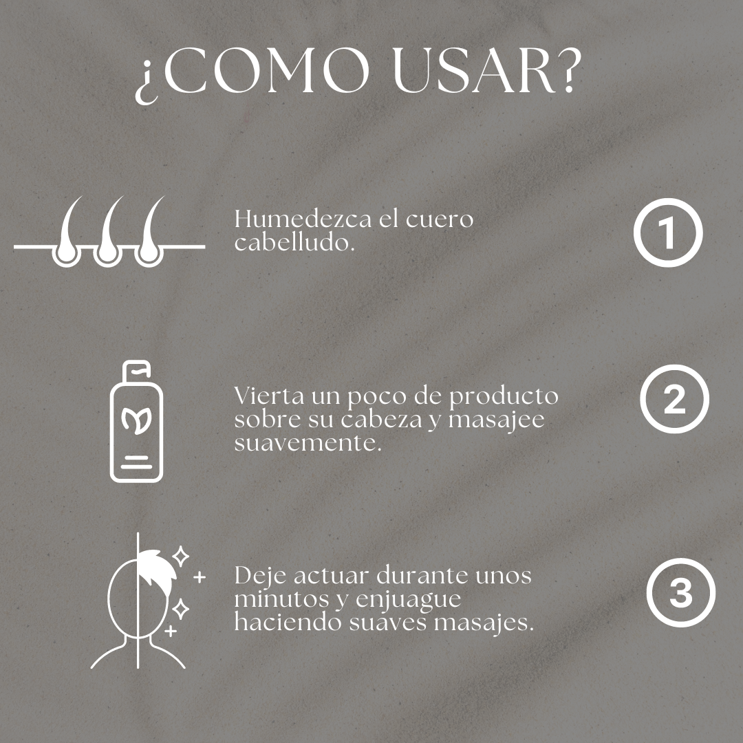 NUEVO Shampoo CubreCanas 300ml🧔🏻‍♂️: FUSIÓN SELVATICA🫙(CABELLO OSCURO)