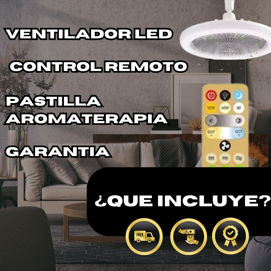 NUEVO BOMBILLO LED VENTILADOR 🌬️